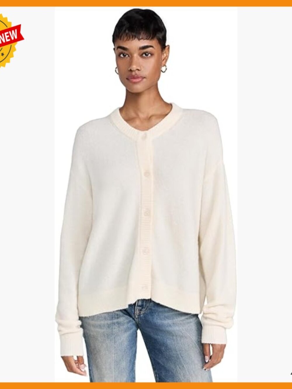 Mid-Weight Knit Cardigan Long Sleeve Women's Sweater